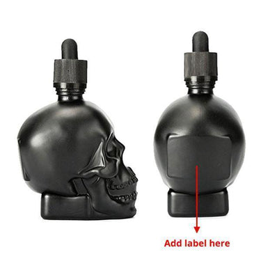 Skull Glass Dropper Bottle